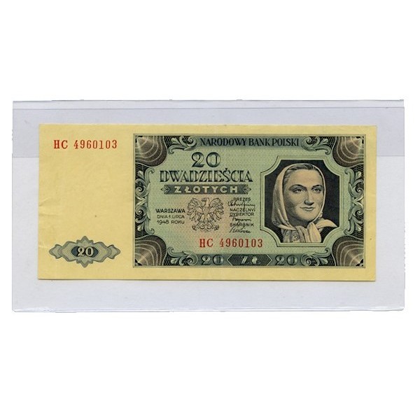 Koperty z zakładką na banknoty 18,5x10 cm "2003 P"