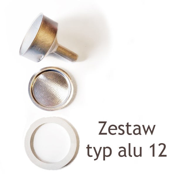 Zestaw do zaparzaczy aluminowych alu 12