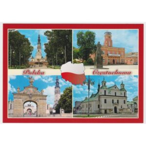 CZĘSTOCHOWA MAPKA 19P422/2 - pakiet 10 szt