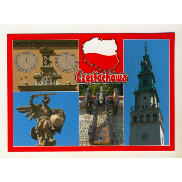 CZĘSTOCHOWA WIDOKÓWKA 19P522 - pakiet 10 szt