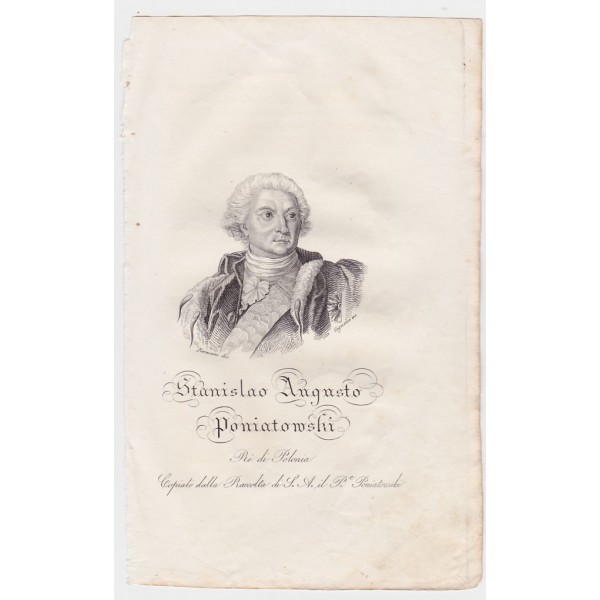GRAFIKA STANISŁAW AUGUST PONIATOWSKI ZAYDLER 1831 G-31