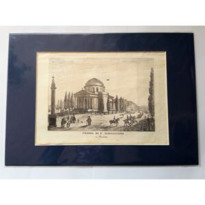 GRAFIKA WARSZAWA ZAYDLER 1831 Warszawa Kościół Św. Aleksandra G-63