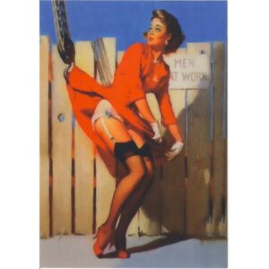 PIN UP GIRL KOBIETA I DŹWIG V14005 - pakiet 10 szt