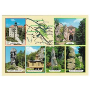 SZLAK ORLICH GNIAZD OJCÓW PIESKOWA SKAŁA MAPKA 16P447 - pakiet 10 szt