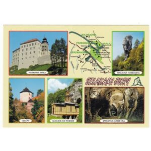 SZLAK ORLICH GNIAZD OJCÓW PIESKOWA SKAŁA MAPKA 16P448 - pakiet 10 szt