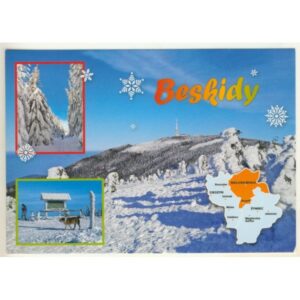 ZIMA W BESKIDACH MAPKA 19P535 - pakiet 10 szt