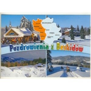 ZIMA W BESKIDACH MAPKA 19P537 - pakiet 10 szt