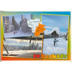 ZIMA W BESKIDACH MAPKA 19P547 - pakiet 10 szt