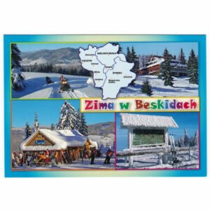 ZIMA W BESKIDACH MAPKA 16P465 - pakiet 10 szt
