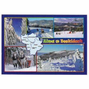 ZIMA W BESKIDACH MAPKA 16P467 - pakiet 10 szt