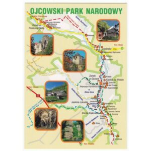 OJCOWSKI PARK NARODOWY MAPKA 16P416 - pakiet 10 szt