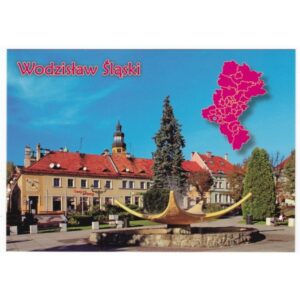 WODZISŁAW ŚLĄSKI MAPKA 16P462 - pakiet 10 szt