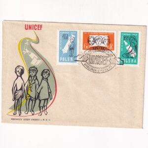 Fi 1127-1129 FDC 15. rocznica powstania UNICEF