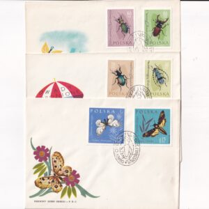 Fi 1132-1143 FDC Owady chronione