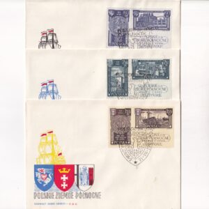 Fi 1171-1176 FDC Polskie Ziemie Północne (III)