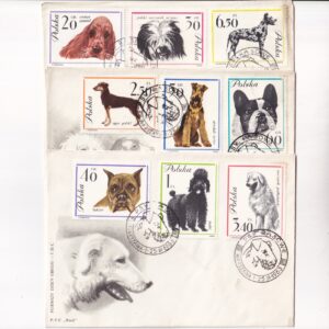 Fi 1226-1234 FDC Rasy psów