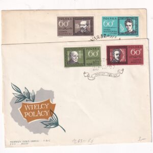 Fi 1263-1266 FDC Wielcy Polacy (III)