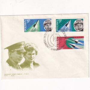 Fi 1286-1288 FDC Wizyta radzieckich kosmonautów w Polsce