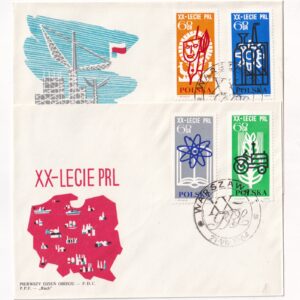 Fi 1355-1364 FDC 20-lecie PRL