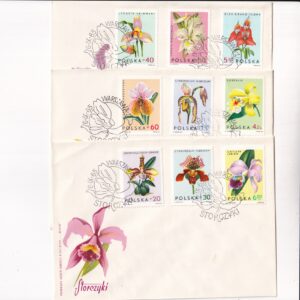 Fi 1463-1471 FDC Storczyki