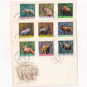 Fi 1486-1494 FDC Zwierzęta leśne