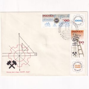 Fi 1504-1505 FDC Kongres Techników Polskich i 20. rocznica nacjonalizacji przemysłu