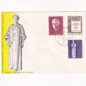 Fi 1630-1632 FDC 100. rocznica urodzin Marii Skłodowskiej-Curie