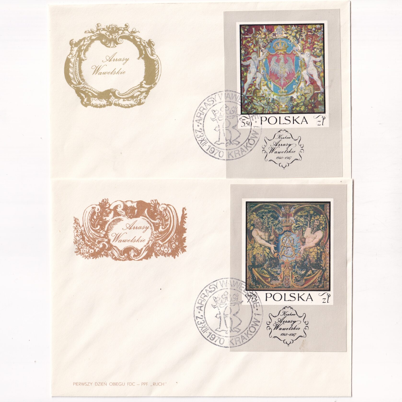 Fi 1894-1902 FDC Arrasy wawelskie