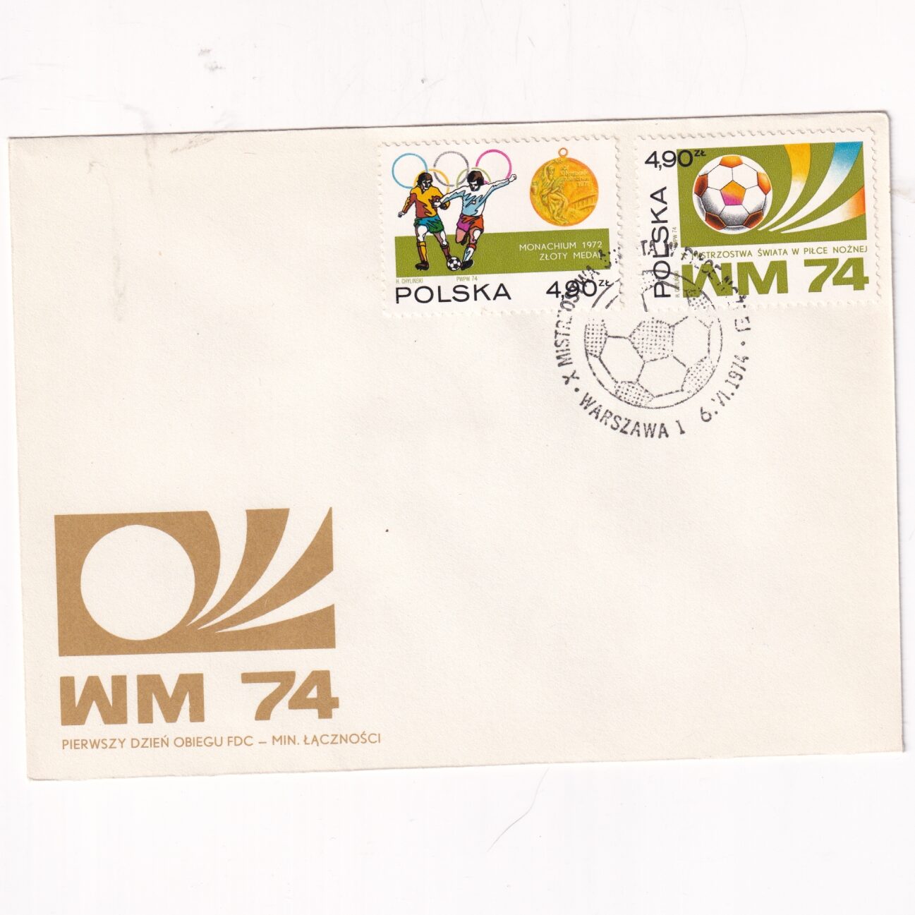Fi 2168-2169 FDC X Mistrzostwa Świata w piłce nożnej w RFN