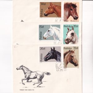 Fi 3042-3047 FDC Konie