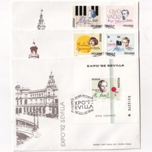Fi 3224-3228 FDC Światowa Wystawa EXPO '92 w Sewilli