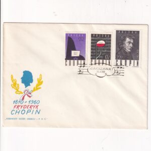 Fi 1004-1006 FDC 150. rocznica urodzin Fryderyka Chopina
