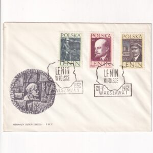 Fi 1161-1163 FDC 50. rocznica pobytu Lenina w Polsce