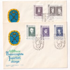 Fi 1337-1341 FDC 600-lecie Uniwersytetu Jagiellońskiego w Krakowie