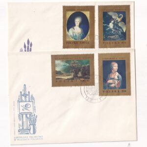 Fi 1661-1668 FDC Malarstwo europejskie w muzeach polskich