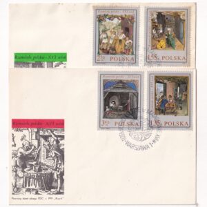 Fi 1816-1823 FDC Rzemiosło polskie w XVI-wiecznym malarstwie z Kodeksu Behema