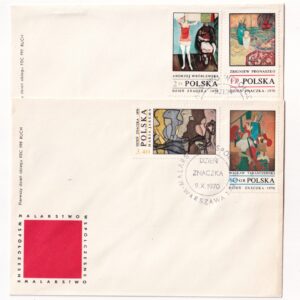 Fi 1885-1892 FDC Dzień Znaczka - polskie malarstwo współczesne