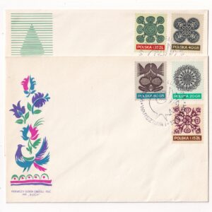 Fi 1945-1949 FDC Wycinanki ludowe