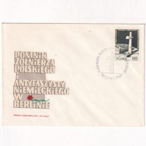 Fi 2012 FDC Odsłonięcie pomnika żołnierza polskiego i antyfaszysty niemieckiego w Berlinie