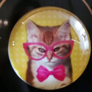 MAGNES NA LODÓWKĘ MAGNETKA KOT W OKULARACH 1430