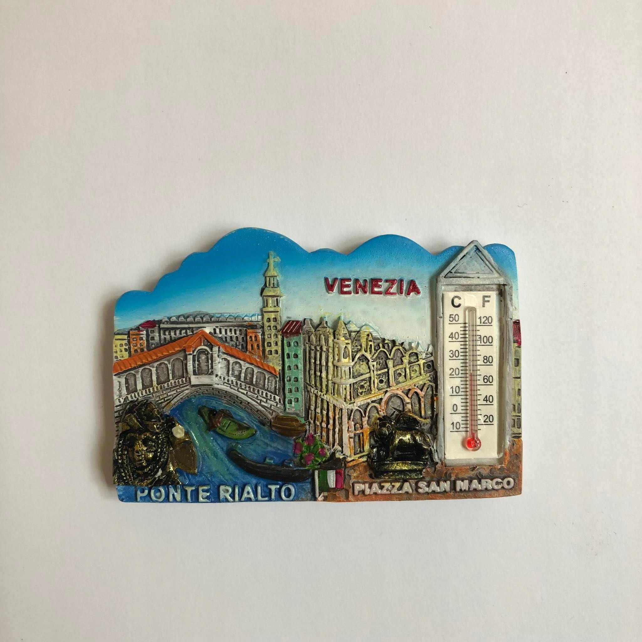 MAGNES NA LODÓWKĘ WŁOCHY WENECJA TERMOMETR 6401