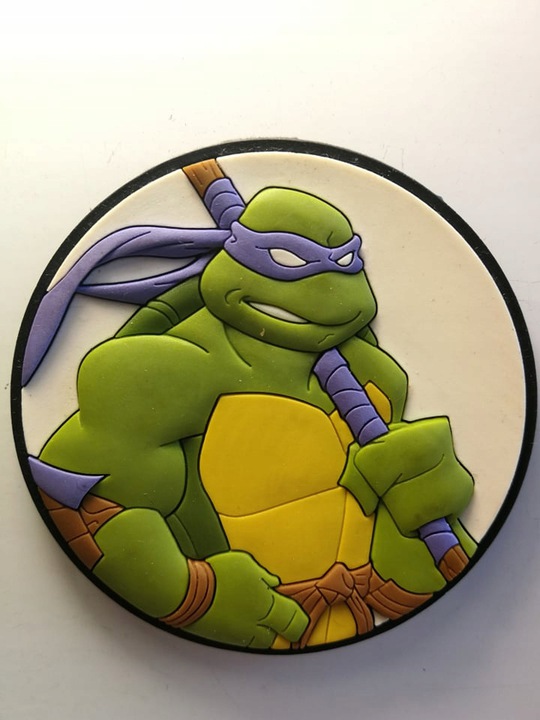 MAGNES NA LODÓWKĘ MAGNETKA WOJOWNICZE ŻÓŁWIE NINJA 1323