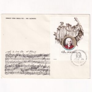 Fi 2864 I FDC 300. rocznica urodzin Jana Sebastiana Bacha