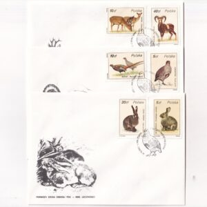 Fi 2871-2876 FDC Ptactwo i zwierzyna łowna