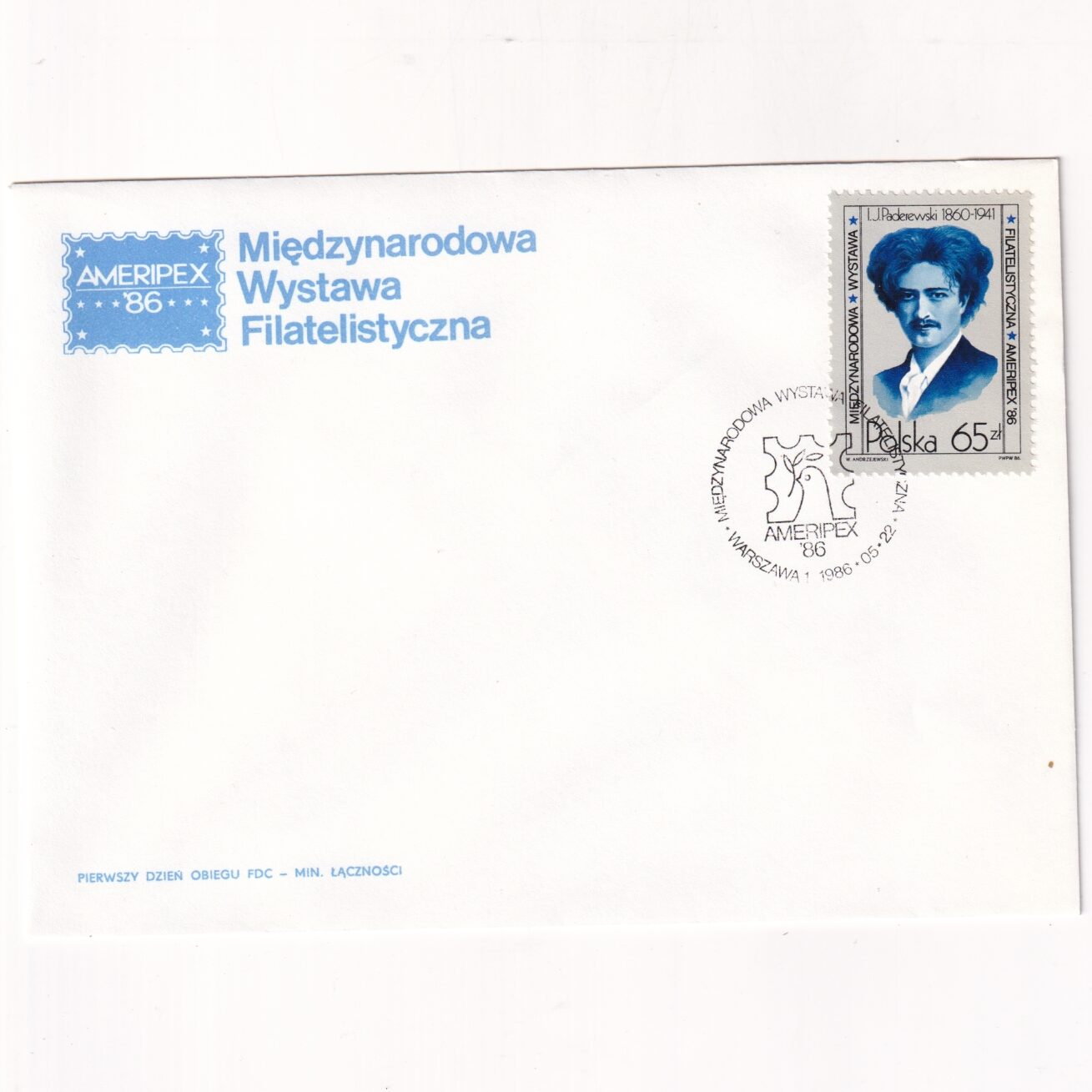 Fi 2879 FDC Międzynarodowa Wystawa Filatelistyczna "Ameripex"