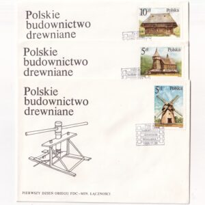 Fi 2912-2917 FDC Polskie budownictwo drewniane