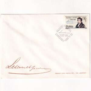 Fi 2927 FDC 200. rocznica urodzin Joachima Lelewela