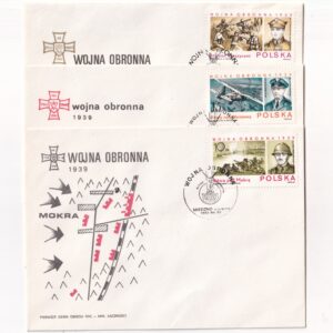 Fi 2965-2967 FDC Wojna Obronna 1939 r. (IV)