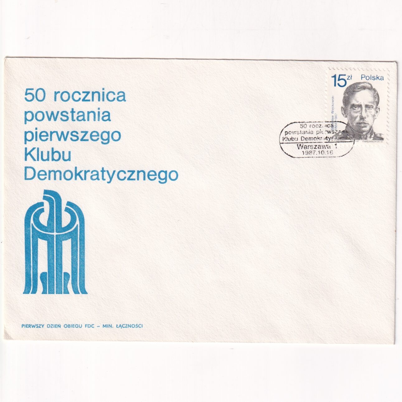 Fi 2976 FDC Wybitni działacze SD - Stanisław Więckowski