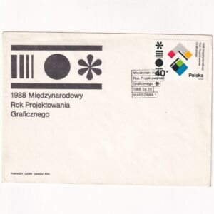 Fi 2993 FDC Międzynarodowy Rok Projektowania Graficznego